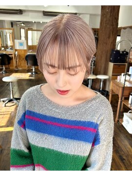 ヘアメイクエイト 丸山店(hair make No.8) ◆担当：岩切祐樹◆ラベンダーベージュ×前髪ローライト