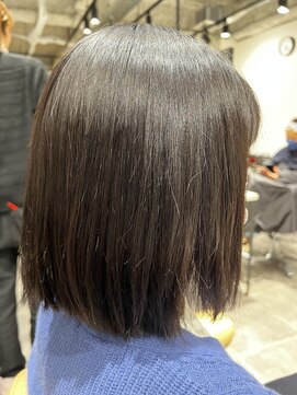 メイン(MAIN) 切りっぱなしボブ*美髪*グレージュ*30代40代50代