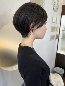 ヘアメイク シンズ レインボー(Hair Make SHIN'S RAINBOW) ショートボブ/大人巻き/ぷつっとボブ/ナチュラルモード/高松