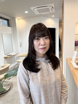 リノ(Lino) レイヤーカット/艶髪/パープルブラウン