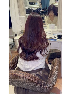 ヘアスタジオ アルス 御池店(hair Studio A.R.S) 韓国レイヤーカット×チェリーレッドボルドーカラーU24
