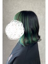 ディルガ リンク(Dilga LINK)&nbsp;2024夏グリーンインナーカラー☆