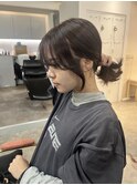 韓国風顔まわりカット