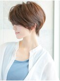 大人かわいいくびれショートボブ30代40代50代クールショート
