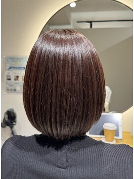 アンサー(answer) 明るい白髪染め×バイオレットブラウン