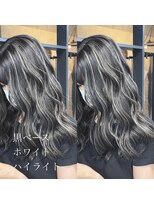 ハイライト×髪質改善で巻いても美髪