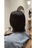 切りっぱなしボブ
