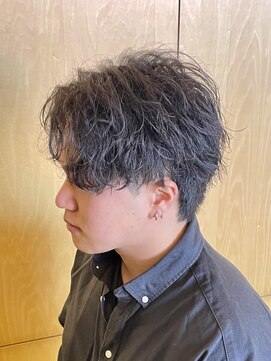 ニアウ 伊勢崎連取店(Niau) シャドウパーマルーズパーマメンズマッシュパーマ