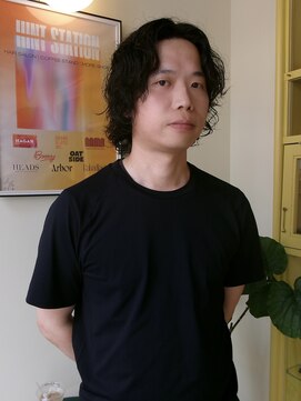 ヒントステーション(HINTSTATION) 〈浅草 半個室〉 メンズミディアム/ニュアンスパーマ