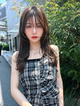 エイミー(Aimee) Aimee 町田   シースルーバング×ナチュラルブラウン