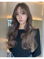 サンクマーケット 渋谷(cinq MARKET)&nbsp;渋谷ミルクティーベージュハイトーンカラーヘーゼルベージュ30代