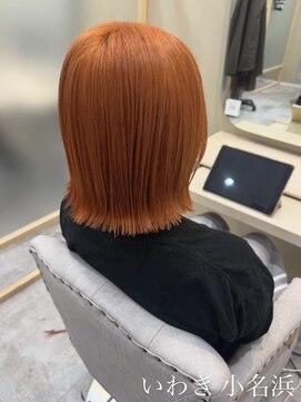 クルム(guleum) いわき/小名浜/ボブ/オレンジベージュ