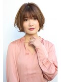 無造作ショートボブ