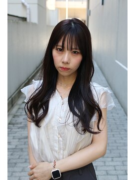 ヘア サークル ジープ 石井店(hair circle geep) 透け感バング×ナチュラルロング