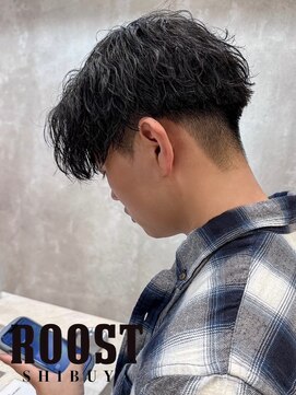 ルースト 渋谷店(ROOST) MEN’S/サーフカール/刈り上げセンターパート/髪質改善/渋谷
