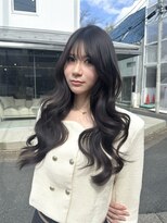 オニキス(ONYX)&nbsp;T110レイヤーカットフォワード巻き韓国ヘア暗髪透明感表参道