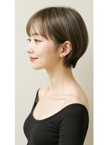 アーツ 茅ヶ崎(arts)&nbsp;ショートカット20代30代40代前髪あり面長丸顔ショートボブ