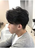 センターパート/ニュアンスパーマ/フェザーパーマ/藤沢美容院