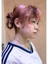 フェイス 石川町 (FACE)&nbsp;デザインカラーが映える！個性的ヘアセット