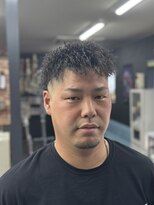 ケースタイル(K-style)&nbsp;ツイストパーマ　スキンフェード