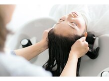 ヘアーデザイン キレイ(HAIR DESIGN Kirei)の雰囲気(ヘッドスパでリラックスタイム、癒しのひと時を♪)