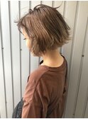ハイトーンショートボブ