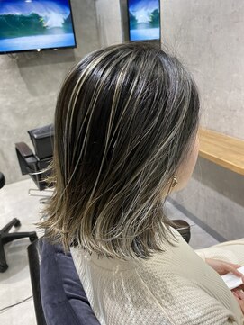 クリーム 大宮(CREAM) ハイライト外ハネボブ