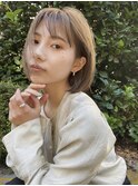 【Neelu】 透明感ハイトーンで作るハンサムBOB
