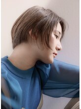 ヘアーアンドアトリエ マール(Hair&Atelier Marl) 【Marl】シナモンベージュカラー×ショートボブ
