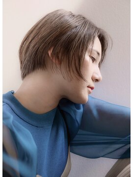 ヘアーアンドアトリエ マール(Hair&Atelier Marl) 【Marl】シナモンベージュカラー×ショートボブ