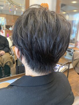 アンジェリーク 黒髪センターパート