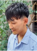 前下り×マッシュ×メンズ×メンズカット×メンズパーマ