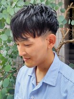 パール(PEAR+L)&nbsp;前下り×マッシュ×メンズ×メンズカット×メンズパーマ
