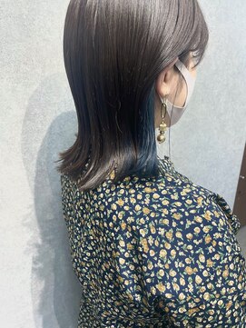 デイジー(Daisy) インナー/ネイビーブルー/ブルー/インナーボブ