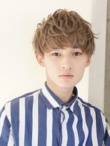 マイロ(mailo) 【mailo】モテ髪+ベージュ系カラー+マッシュパーマ