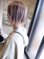 リノショアーズ 日本大通り店(RINOSHORES)&nbsp;【ブリーチ＋ワンカラー】ペールグレー/切りっぱなし