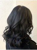 ミディアム♪コテ巻き仕上げ♪