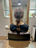 ベルトオブヴィーナス(Belt of venus)&nbsp;ルーズ編みおろしアレンジ