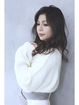 エイト 北千住店(EIGHT) 大人可愛い小顔ミディ20代30代レイヤーインナーウルフ北千住24