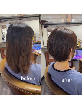 カミケン 方木田店(kamiken.) 大人かわいいナチュラルまるみショート【カミケン方木田店】