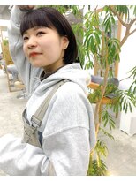 サロウィン 名古屋(SALOWIN)&nbsp;ワイドバング×ボブ◎