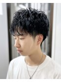 マッシュ/マッシュヘア/ニュアンスパーマ/メンズカラー/大阪梅田