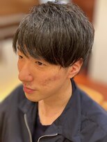 スカイ 亀戸店 (sky)&nbsp;ハイライト/マッシュパーマ/アッシュブラック<理容室>[亀戸]