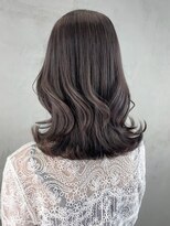 アイティー バイ アルバム 中野店(IT by ALBUM) オリーブグレージュ_シルキーベージュ斜めバング_ba460132