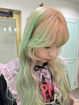 アルファバイオリカ(ALPHA by ORIKA) デザインカラーでメロン