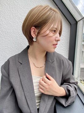 ナツヤ(NATSUYA) 前髪長め大人ひし形ショート20代30代40代表参道