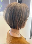 ショート×ハイトーンブラウン