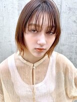 【green表参道】外ハネボブ×ハニーベージュ