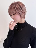 ウシワカマル ミライ(USHIWAKAMARU MIRAI)&nbsp;ショート×ピンクベージュ