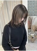 アンブレラカラー_レイヤーカット_ポイントブリーチ